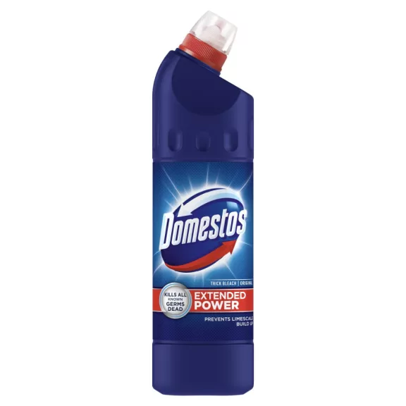 Domestos Extended Power Original sűrű fertőtlenítő hatású folyékony tisztítószer 750 ml Domestos Extended Power Original sűrű fertőtlenítő hatású folyékony tisztítószer 750 ml