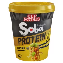 Nissin soba protein cup noodles range HU