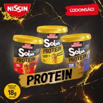 Nissin Soba PROTEIN Chili Poharas instant tésztaétel 93g