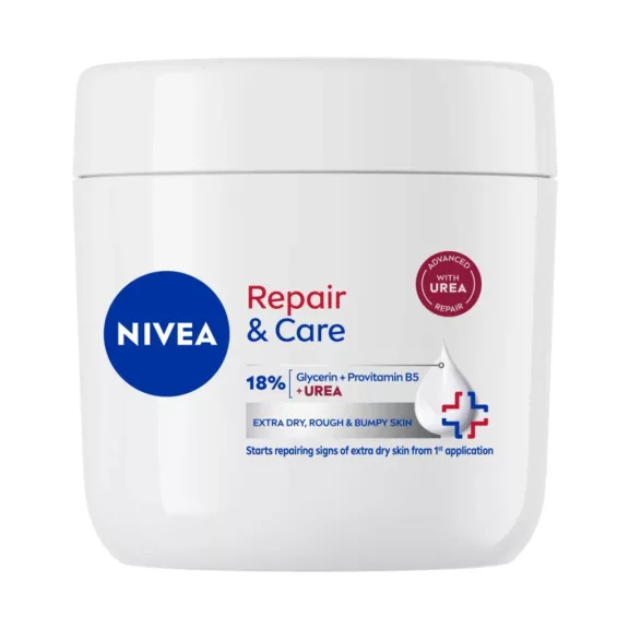 NIVEA Repair & Care Urea krém glicerinnel 400 ml NIVEA Repair & Care Urea krém glicerinnel 400 ml