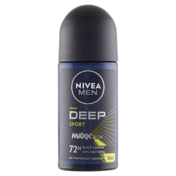 Nivea MEN Deep Sport izzadásgátló golyós dezodor 50 ml Nivea MEN Deep Sport izzadásgátló golyós dezodor 50 ml