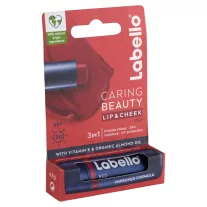   Labello Caring Beauty Red színezett ajakápoló és pirosító FF30