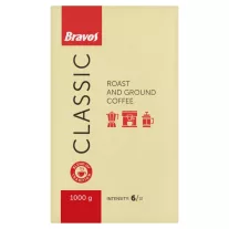 Bravos Classic őrölt pörkölt kávé 1 kg