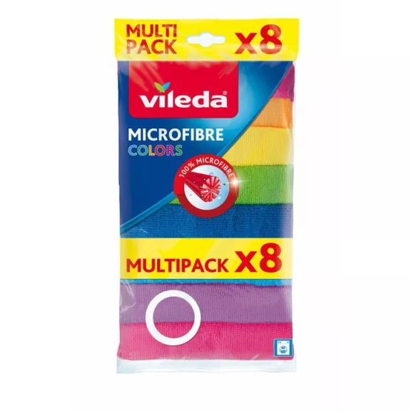 Vileda Colors mikroszálas törlőkendő 8 db
