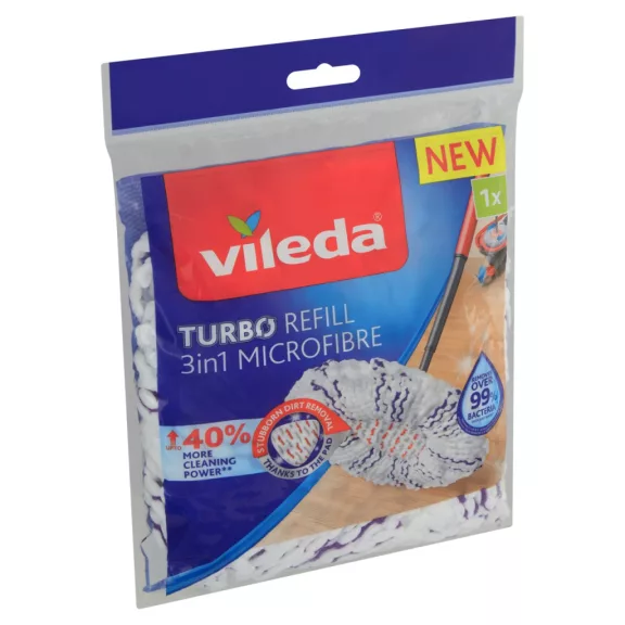 Vileda Turbo Microfibre 3in1 utántöltő felmosófej