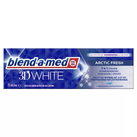 Blend-a-med 3D White Arctic Fresh Fogkrém 75 ml