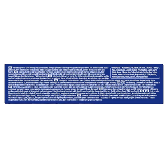 Blend-a-med 3D White Extreme Mint Kiss Fogkrém 75 ml Blend-a-med 3D White Extreme Mint Kiss Fogkrém 75 ml