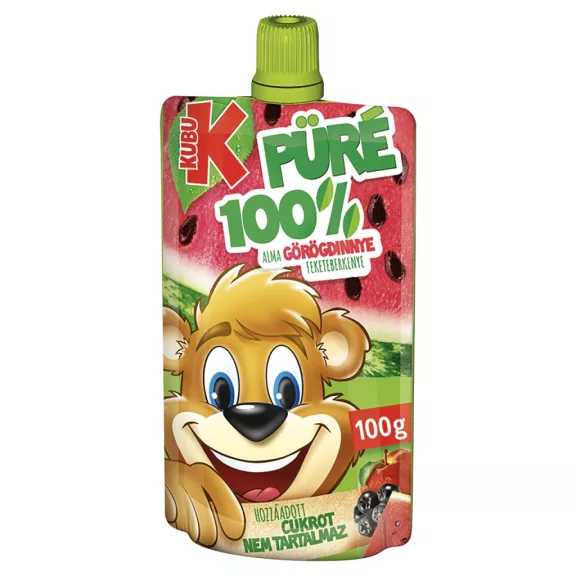 Kubu 100% alma-görögdinnye-feketeberkenye püré 100 g Kubu 100% alma-görögdinnye-feketeberkenye püré 100 g