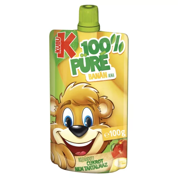 Kubu 100% banán-alma püré C-vitaminnal 100 g Kubu 100% banán-alma püré C-vitaminnal 100 g