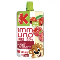   Kubu Immuno alma-sárgarépa-banán-eper-málna-csipkebogyó-acerola-hibiszkus<wbr> z püré, C-vitaminnal 100 g