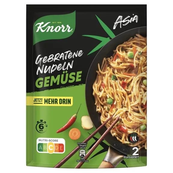 Knorr ázsiai pirított tészta pikáns-zöldséges ízesítéssel 139 g Knorr ázsiai pirított tészta pikáns-zöldséges ízesítéssel 139 g