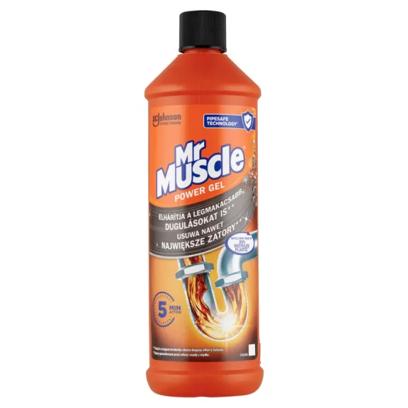 Mr Muscle Power Gel lefolyótisztító gél 1 l Mr Muscle Power Gel lefolyótisztító gél 1 l