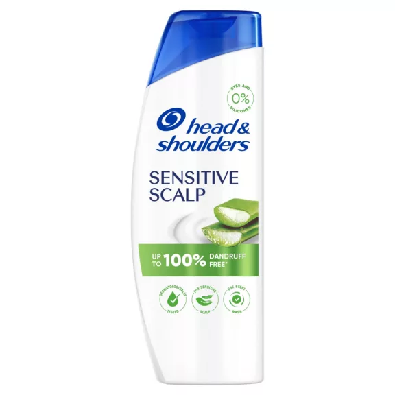 Head & Shoulders Sensitive Scalp Sampon Aloe Verával 400 ml Head & Shoulders Sensitive Scalp Sampon Aloe Verával 400 ml