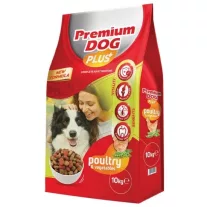 Premium Dog PLUSZ Baromfi-Zöldség Száraz kutyatáp 10kg