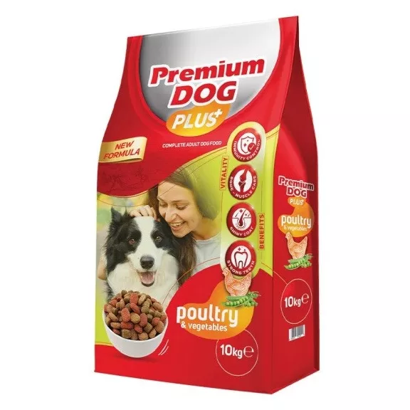 Premium Dog PLUSZ Baromfi-Zöldség Száraz kutyatáp 10kg Premium Dog PLUSZ Baromfi-Zöldség Száraz kutyatáp 10kg
