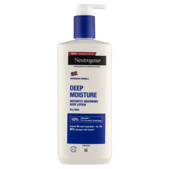 Neutrogena Deep Moisture azonnal beszívódó testápoló 400 ml Neutrogena Deep Moisture azonnal beszívódó testápoló 400 ml