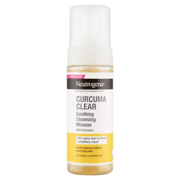 Neutrogena Curcuma Clear bőrnyugtató arctisztító hab 150 ml Neutrogena Curcuma Clear bőrnyugtató arctisztító hab 150 ml