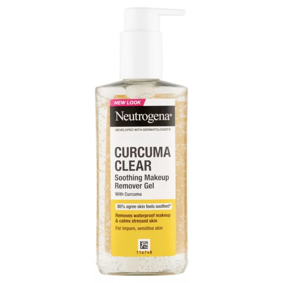 Neutrogena Curcuma Clear bőrnyugtató sminklemosó gél 200 ml Neutrogena Curcuma Clear bőrnyugtató sminklemosó gél 200 ml