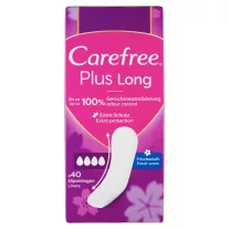 Carefree Plus Long tisztasági betét friss illattal 40 db