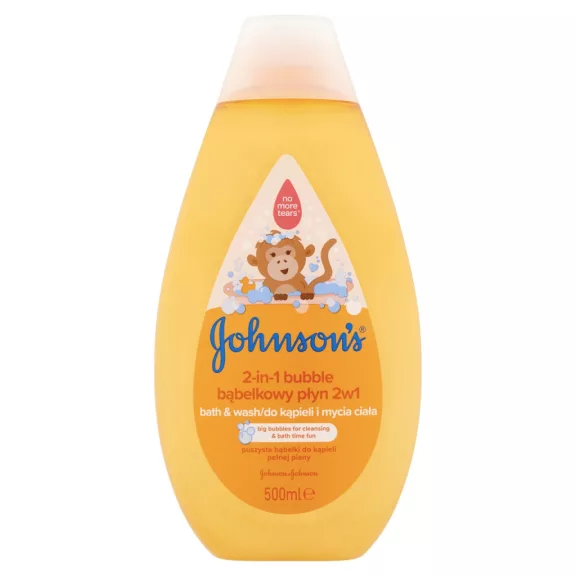 Johnson's 2 az 1-ben buborékos fürdető és tusfürdő gyermekeknek 500 ml Johnson's 2 az 1-ben buborékos fürdető és tusfürdő gyermekeknek 500 ml