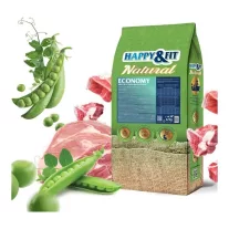 Happy & Fit Natural Economy Adult with Pork and Vegetables - Száraztáp Sertéshússal és Zöldségekkel 12+2 kg
