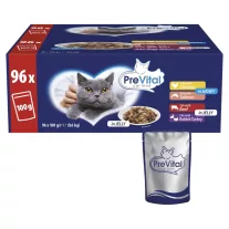 Prevital alutasakos macskaeledel giga box 96x100g