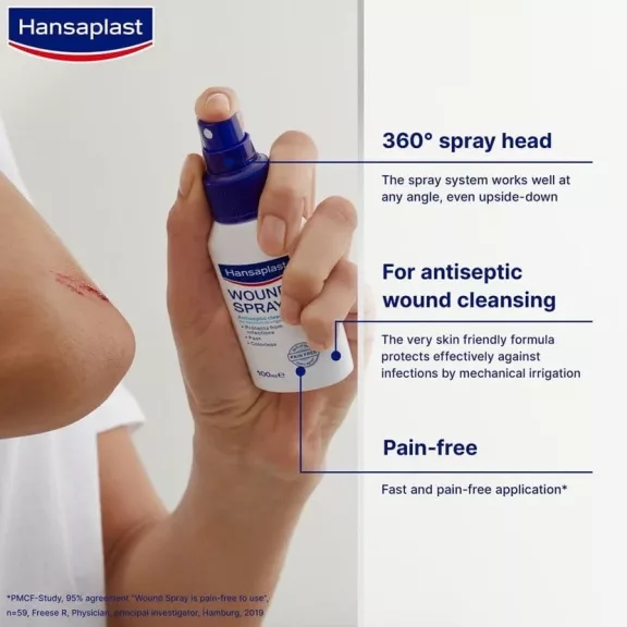 Hansaplast sebfertőtlenítő spray 100 ml Hansaplast sebfertőtlenítő spray 100 ml