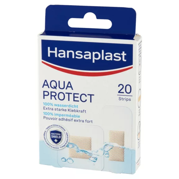 Hansaplast Aqua Protect vízálló tapasz 20 db Hansaplast Aqua Protect vízálló tapasz 20 db
