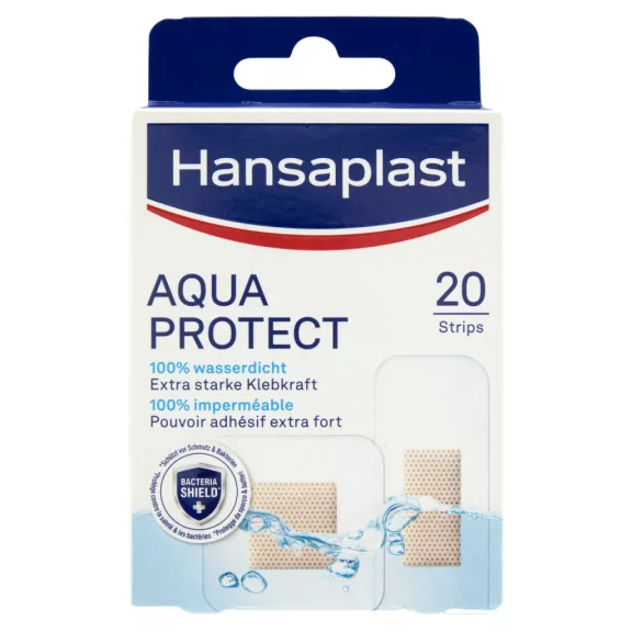 Hansaplast Aqua Protect vízálló tapasz 20 db Hansaplast Aqua Protect vízálló tapasz 20 db