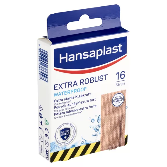 Hansaplast Extra Robust vízálló sebtapasz 16 db Hansaplast Extra Robust vízálló sebtapasz 16 db