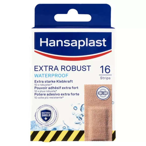 Hansaplast Extra Robust vízálló sebtapasz 16 db Hansaplast Extra Robust vízálló sebtapasz 16 db