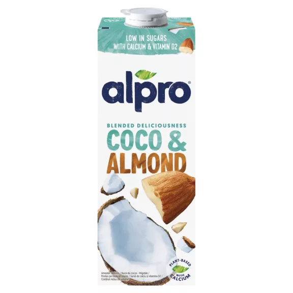 Alpro zsírszegény kókuszos-mandulás ital hozzáadott kalciummal és vitaminokkal 1 l Alpro zsírszegény kókuszos-mandulás ital hozzáadott kalciummal és vitaminokkal 1 l