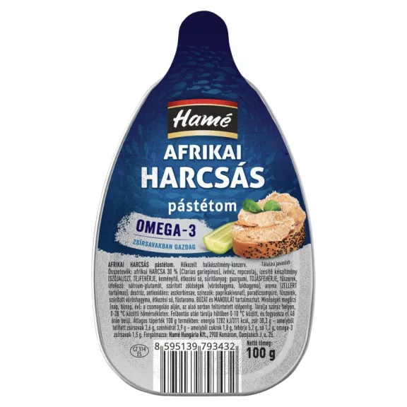 Hamé afrikai harcsás pástétom 100 g Hamé afrikai harcsás pástétom 100 g