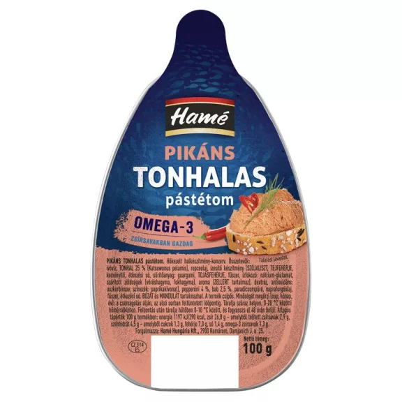 Hamé pikáns tonhalas pástétom 100 g Hamé pikáns tonhalas pástétom 100 g