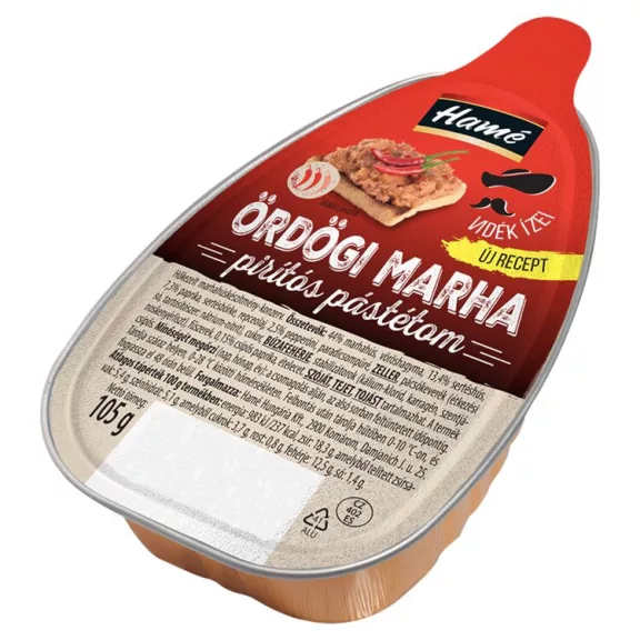 Hamé Ördögi Marha pirítós pástétom 105 g Hamé Ördögi Marha pirítós pástétom 105 g
