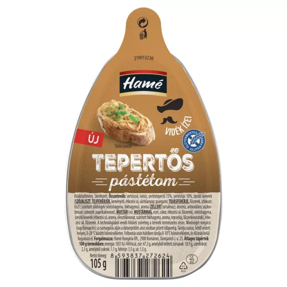 Hamé tepertős pástétom 105 g Hamé tepertős pástétom 105 g