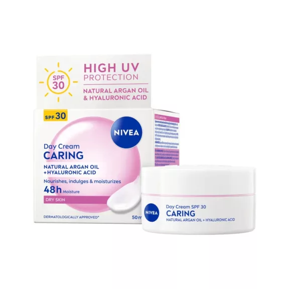 NIVEA Essentials Tápláló Nappali Arckrém Száraz/Érzékeny Bőrre FF30 50 ml NIVEA Essentials Tápláló Nappali Arckrém Száraz/Érzékeny Bőrre FF30 50 ml