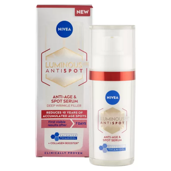 NIVEA Luminous630 öregedésgátló szérum pigmentfoltokra 30 ml NIVEA Luminous630 öregedésgátló szérum pigmentfoltokra 30 ml