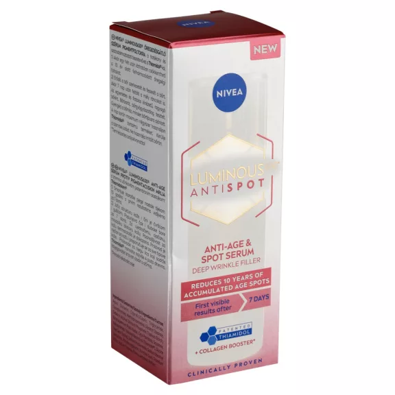NIVEA Luminous630 öregedésgátló szérum pigmentfoltokra 30 ml NIVEA Luminous630 öregedésgátló szérum pigmentfoltokra 30 ml