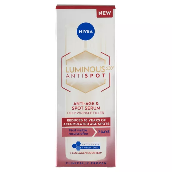 NIVEA Luminous630 öregedésgátló szérum pigmentfoltokra 30 ml NIVEA Luminous630 öregedésgátló szérum pigmentfoltokra 30 ml
