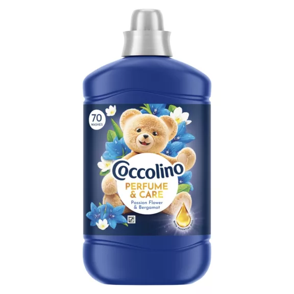 Coccolino Perfume & Care Passion Flower & Bergamot öblítő, 70 mosás, 1610 ml Coccolino Perfume & Care Passion Flower & Bergamot öblítő, 70 mosás, 1610 ml