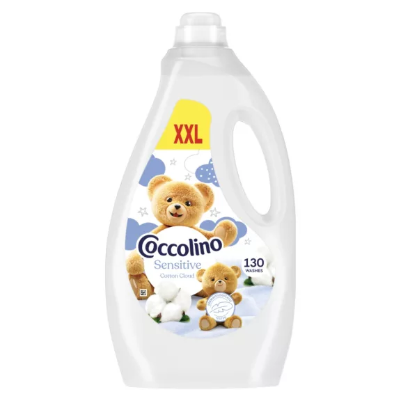 Coccolino Sensitive Cotton Cloud öblítő 130 mosás 2990 ml Coccolino Sensitive Cotton Cloud öblítő 130 mosás 2990 ml