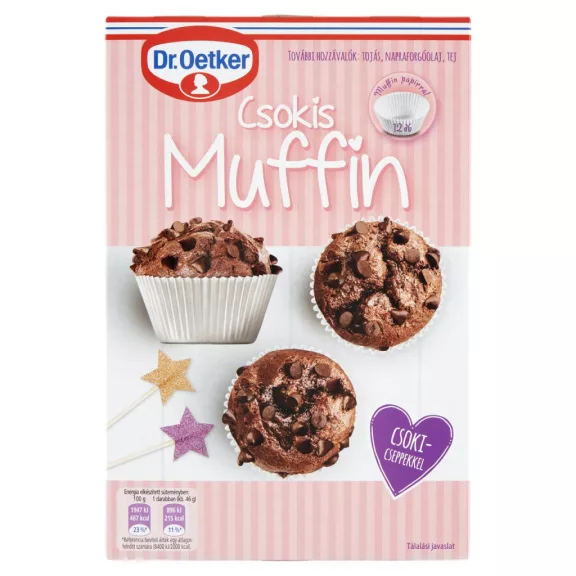 Dr. Oetker Csokis Muffin süteménypor 345 g Dr. Oetker Csokis Muffin süteménypor 345 g