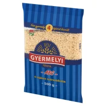 Gyermelyi ABC 4 tojásos száraztészta 500 g