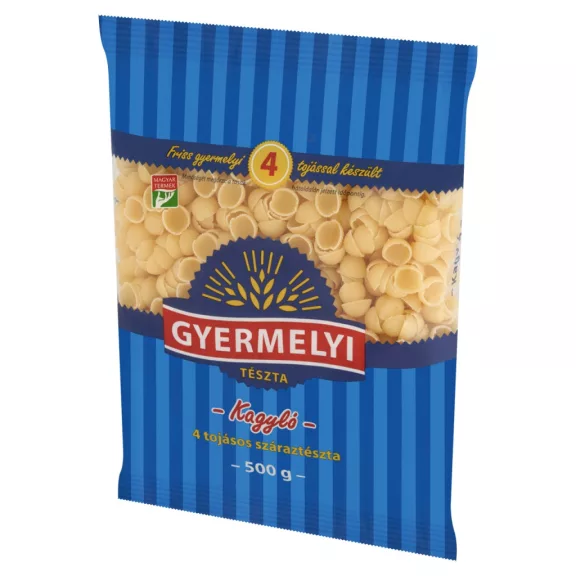 Gyermelyi kagyló 4 tojásos száraztészta 500 g