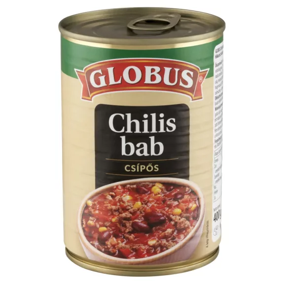 Globus csípős Chilis Bab 400 g Globus csípős Chilis Bab 400 g
