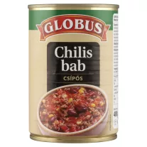 Globus csípős Chilis Bab 400 g