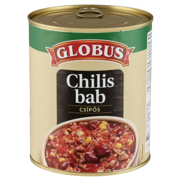 Globus csípős Chilis Bab 840 g Globus csípős Chilis Bab 840 g