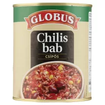 Globus csípős Chilis Bab 840 g