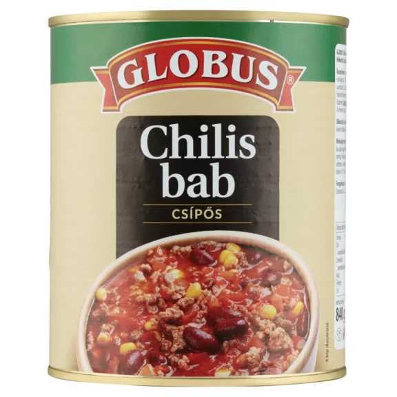 Globus csípős Chilis Bab 840 g Globus csípős Chilis Bab 840 g